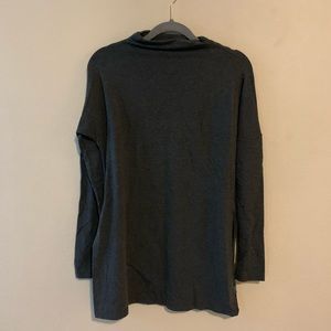 Long Grey Sweater with Pockets
